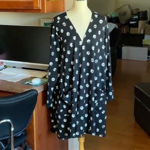 LuLaRoe Black and White Cardigan Sweater Size 2XL, Preowned